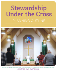 Stewardship Under the Cross Brochure cover